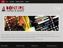 Tablet Screenshot of bonfirecafe.org